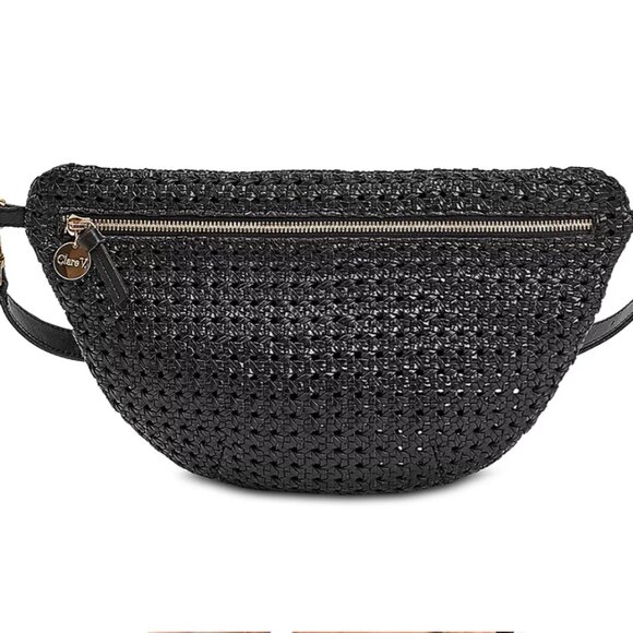 ISO Clare V black Rattan Grande Fanny - Picture 1 of 1